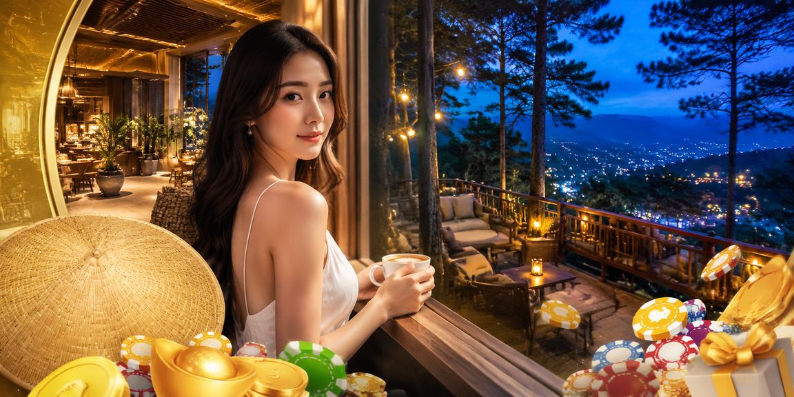 Người dùng Đà Lạt kiểm tra thông tin tài khoản casino trực tuyến an toàn trên điện thoại tại quán cà phê